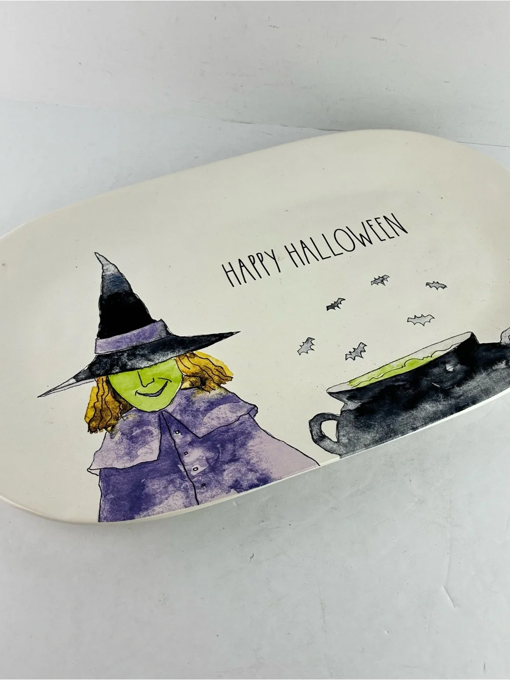 Rae Dunn Happy Halloween Witches Brew Platter